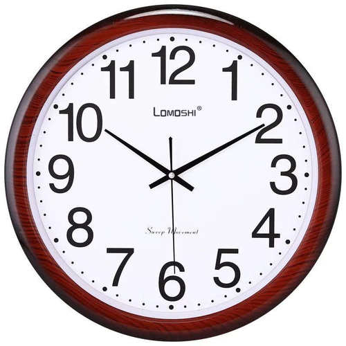 钟表挂钟客厅现代简约静音日历电子石英钟表圆形家用大气时钟创意