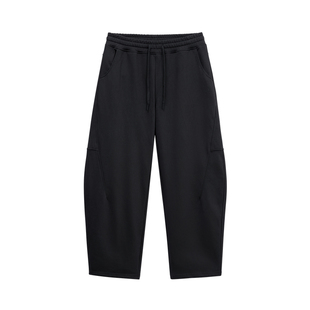 BODYDREAM重磅针织弯刀裤男士裤子结构分割休闲裤内里抓毛运动裤