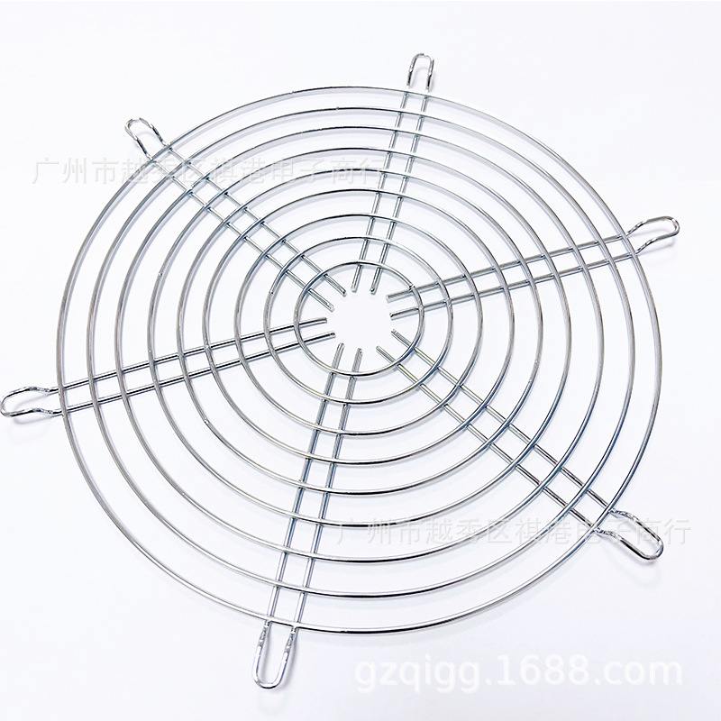 22厘米轴流风机风扇保护网罩 220金属铁网 22CM散热风扇防护网罩