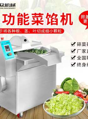 升级款变频调控菜馅机全自动碎肉碎菜商用食堂学校多功能碎料机器