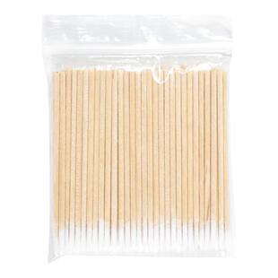 指甲防溢胶超细尖头棉签彩绘纹绣甲缝清理木棍棒子美甲店专用工具