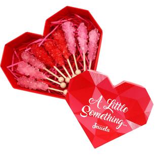 新加坡Jewels冰糖棒琥珀糖零食糖果棒棒糖新年情人爱心礼盒伴手礼