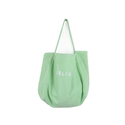 帆布包chic简约百搭字母印花四色