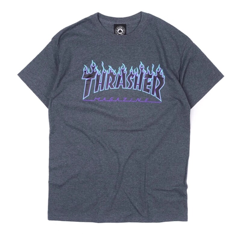 THRASHER美版火焰王一博同款短袖