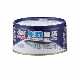 古龙食品美味鱼酱罐头海鲜水产厦门特产拌饭拌面将类调料120g*6