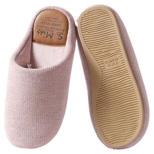 日式棉拖鞋女冬季室内家居静音保暖防臭家用舒适厚底拖鞋男士冬天