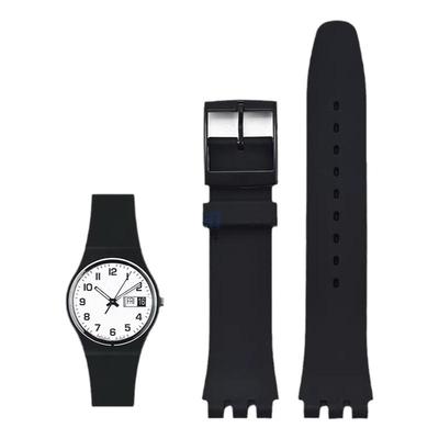 沐时硅胶手表带适用斯沃琪多系列