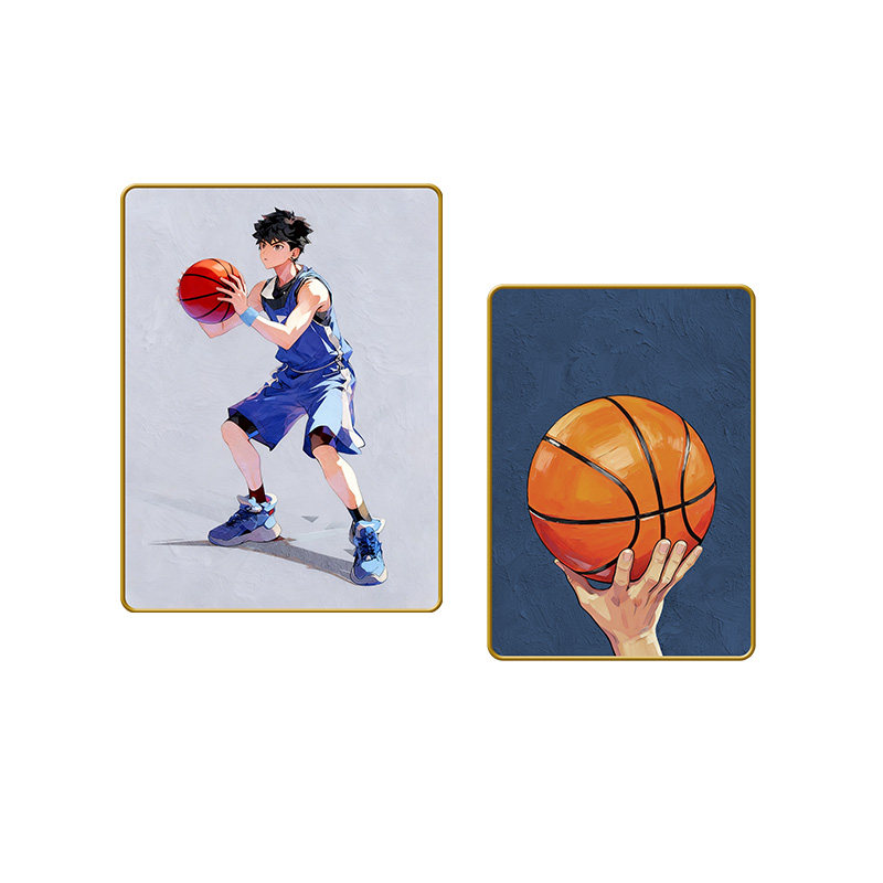 篮球男孩卧室床头背景墙挂画