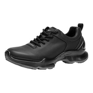 Aquascutum雅格狮丹运动鞋男2026秋冬新款真皮厚底防滑越野跑鞋男