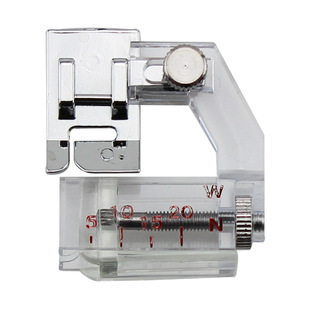 家用多功能缝纫机包边器压脚电动滚边对折裹边卷边器配件小型拉筒