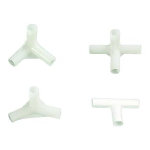 玻璃纤维杆立体三通四通接头厂家直销模型制作工具实心胶棒塑料管