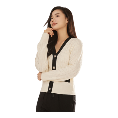 短款小香风美特斯邦威开衫