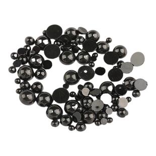 亚克力平底小动物仿真熊猫眼睛配件diy手工公仔玩偶眼珠饰品材料