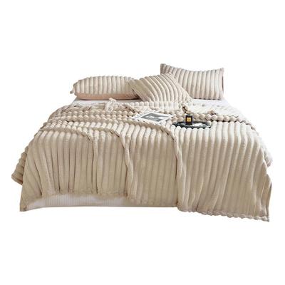 兔毛绒毛毯被子冬季被芯冬被