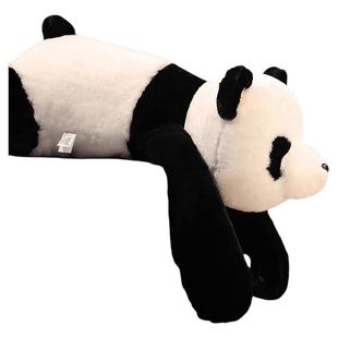 仿真大熊猫公仔国宝熊猫抱枕玩偶毛绒玩具抱睡可爱娃娃生日礼物女