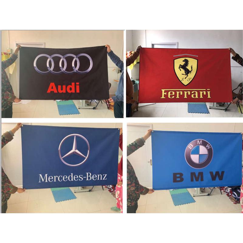 汽修厂挂旗吊旗汽车俱乐部名车旗帜车标旗改装店汽美汽修吊旗挂布