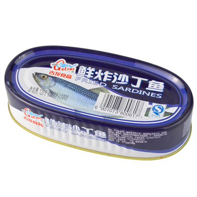 古龙即食鲜炸沙丁鱼罐头