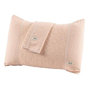 柳汐纯棉防滑枕巾全棉可固定2025新款不脱落枕头巾一对装枕巾盖