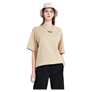 Kappa卡帕短袖男女冬季新情侣运动T恤休闲圆领上衣K0CW2TD69