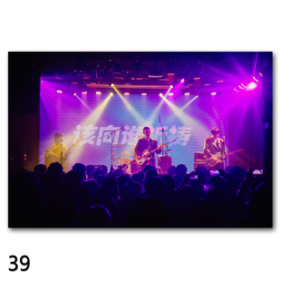 白皮书摇滚乐队海报 我不高兴音乐酒吧寝室墙贴画 刘家辉虫子贴纸