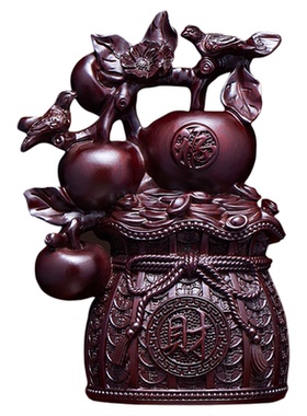 康御红黑檀木中式客厅乾坤袋