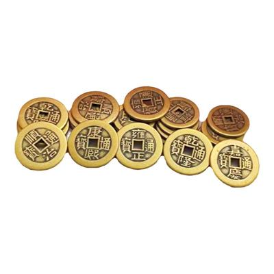加厚铜钱纯黄铜五帝钱