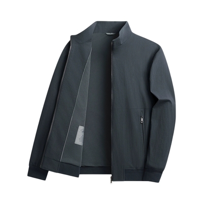 杉杉微皱肌理五防撞色内里夹克