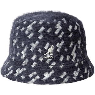 Kangol Furgora Matrix Bin袋鼠新款矩阵兔毛平顶短檐渔夫帽盆帽