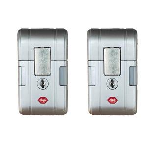 拉杆箱扣锁配件黑色银色密码锁新款通用行李箱锁扣零件更换钥匙扣