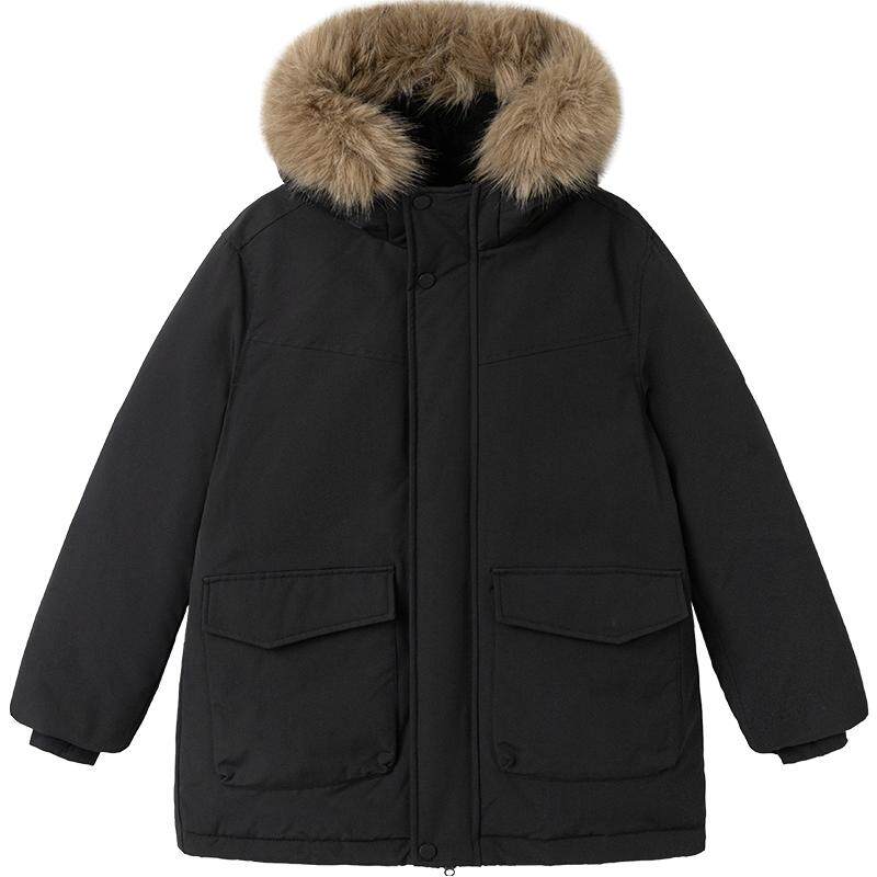 巴拉巴拉balaOne儿童羽绒服男童女童童装2025冬新款加厚保暖防护