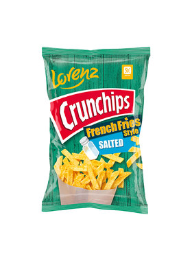 Lorenz劳仑兹薯片进口番茄蛋黄味薯脆片网红原切薯片休闲零食90g