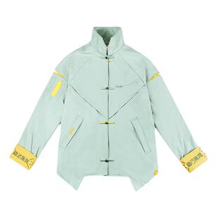 不作恶「无常唐装-拒水」赛博朋克中国风街头机能宽松唐装秋冬