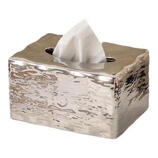 轻奢高档水波纹纸巾盒家用客厅茶几餐厅高级感抽纸盒创意餐巾纸盒