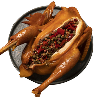 冷帮主【非遗椒麻鸡】四川正宗特产手撕麻椒五香卤鸡即食整只熟食