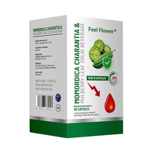 Feel Flower澳洲进口降口服血糖灵苦瓜铬胶囊三价铬苦瓜血糖平稳