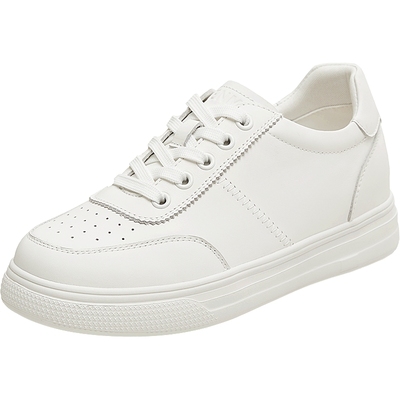 天美意2025秋新款生活运动休闲百搭通勤男女同款小白鞋KB091CM5