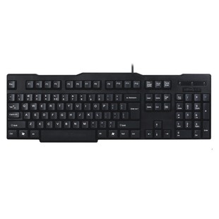 力胜KB2202键盘鼠标套装办公家用USB圆口PS2有线台式机笔记本电脑