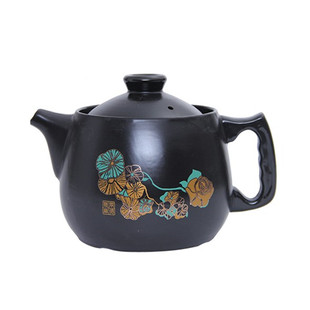 景德嘉宝陶瓷煎药壶中药壶凉茶煲养生砂锅烧水茶壶电磁炉明火通用