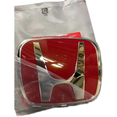 水晶车标本田3M粘贴思域红底标识