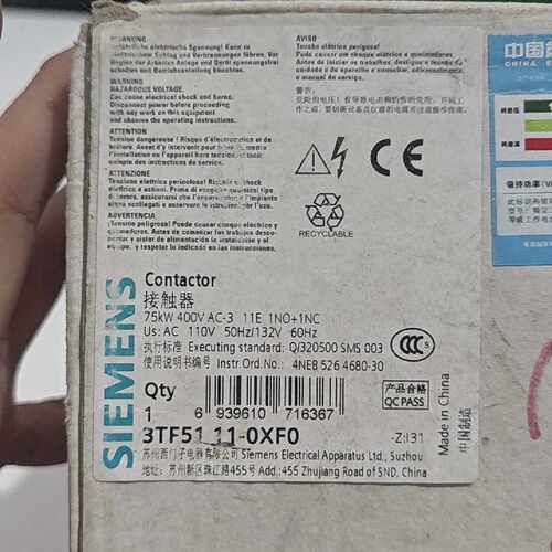 溢价-3TF5111-0XF0/110V交流接触器