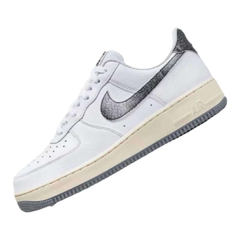Nike Air Force 1耐克男子低帮白灰色空军一号HIP-HOP DV7183-100