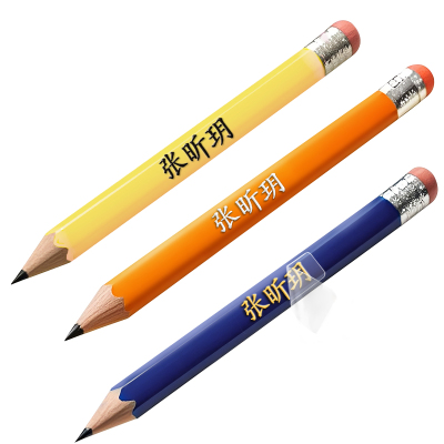 飞彩浮雕3色姓名贴开学必备