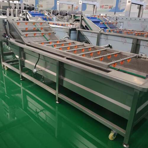 源头工厂气泡清洗机 商用汽泡果蔬清洗流水线 净菜加工生产线