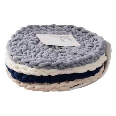 手织盖毯坐垫猫窝手指围巾