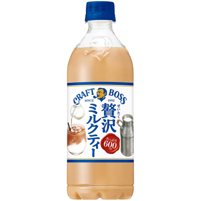 日本进口三得利BOSS奶茶600ml
