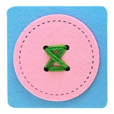 儿童手工缝纽扣穿针线蒙氏动手动脑幼儿园生活区不织布材料教玩具