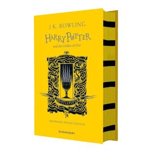 现货 哈利波特与火焰杯4 赫奇帕奇学院版 英文原版 精装 Harry Potter and the Goblet of Fire JK 英语书籍