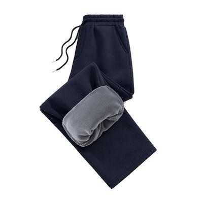 班尼路奥粒绒加绒裤子男款冬季