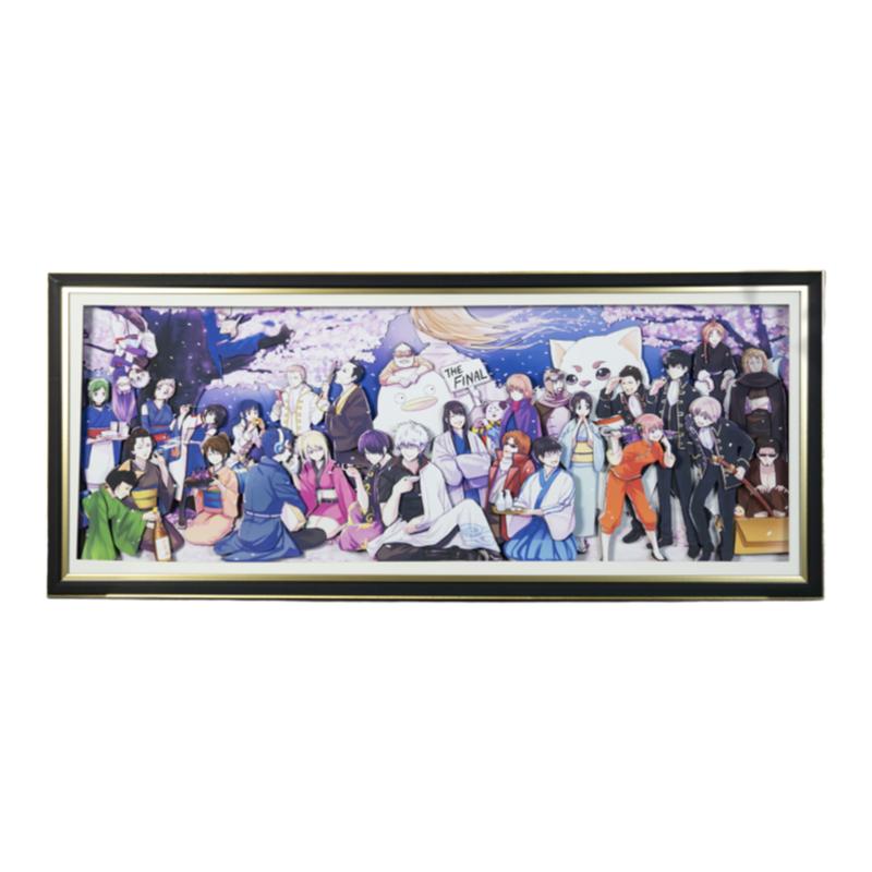 银魂全家福立体画挂画装饰画壁画