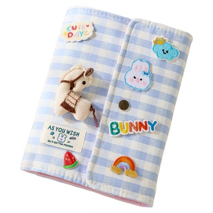 三年二班 糖果色孕检册高颜值可折叠产检收纳册检查报告单活页资料册孕妇档案册全周期记录手册孕妈必备用品